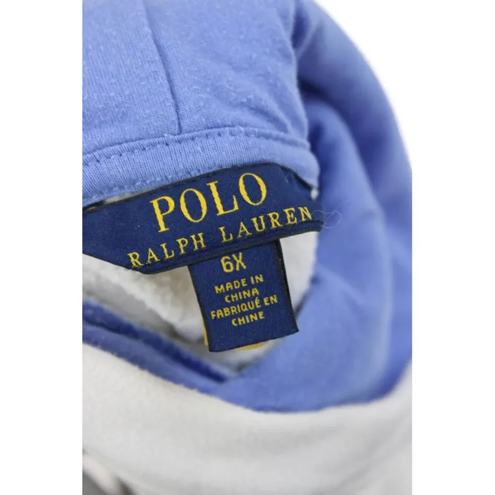 Polo Ralph Lauren Girls Long Sleeve Sweater Dress White Size 6X